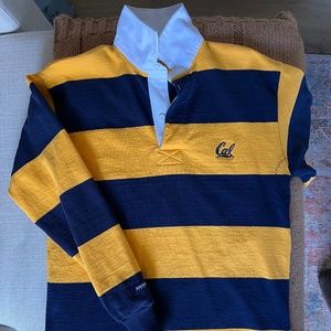 $100 BARBARIAN CAL UC BERKELEY RUGBY SHIRT SMALL polo canterbury rowing blazers